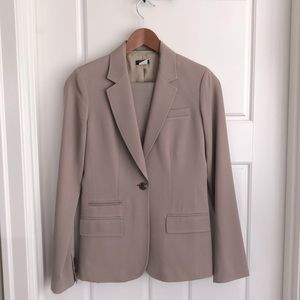 Size 2 Tall JCrew pant suit. Pants have two inch cuff.